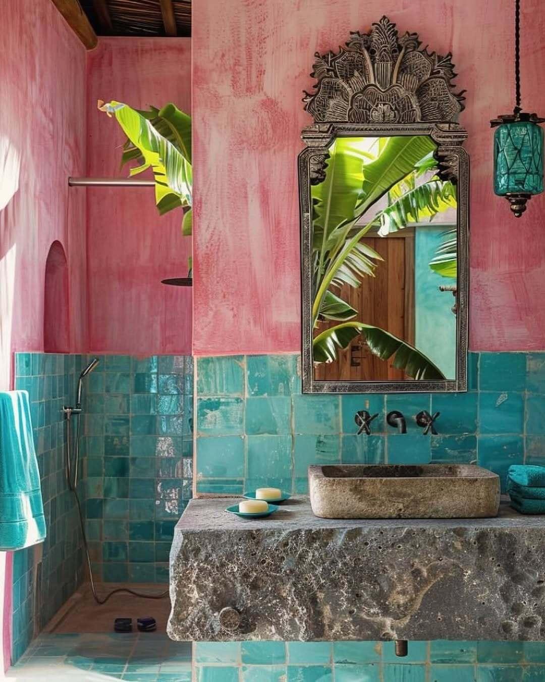 Déco murale : mur de cadres, miroirs et étagères pour habiller les murs